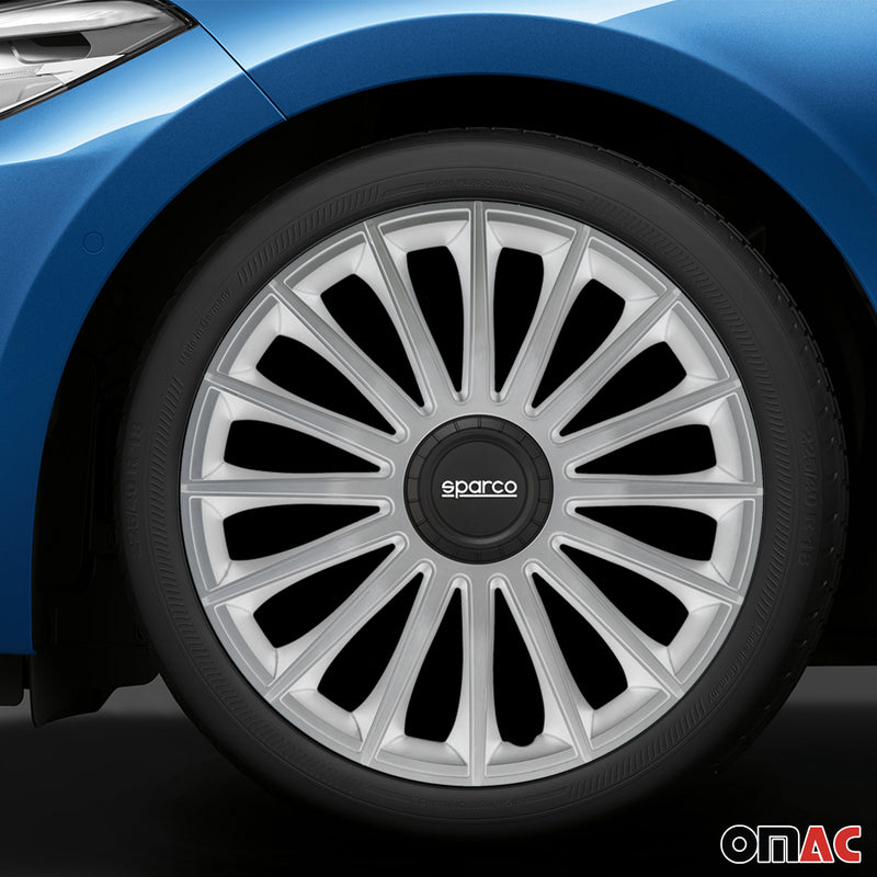 Coprimozzi Sparco 16 pollici argento Treviso 4 pezzi