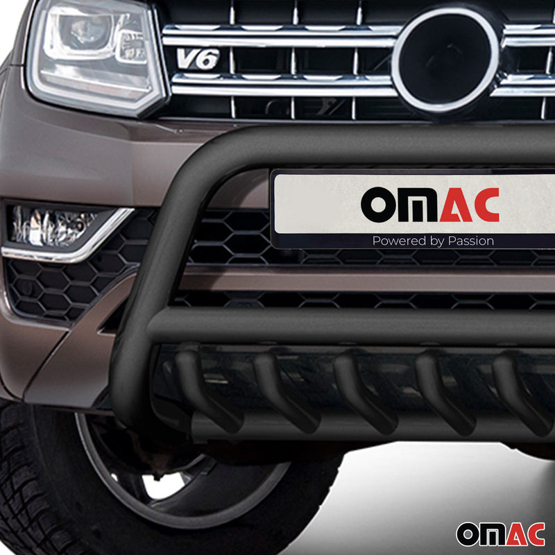 Protezione anteriore per VW Amarok 2016-2021 con ABE acciaio nero 
