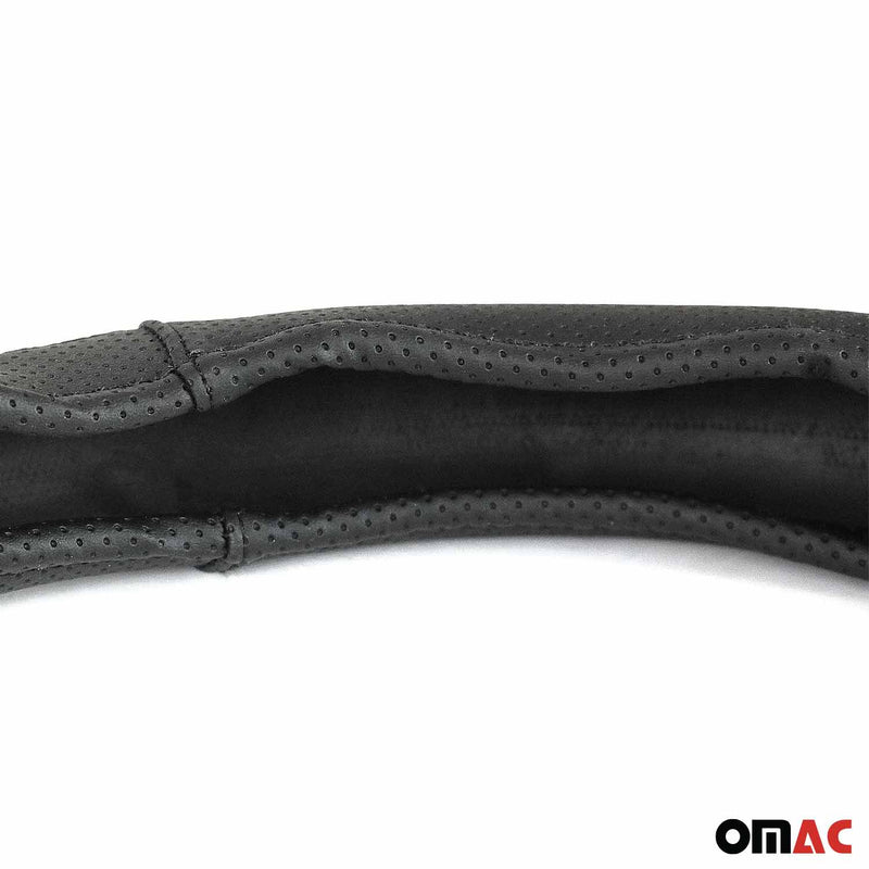 Coprivolante coprivolante coprivolante nero cuciture blu Ø 38-40 cm