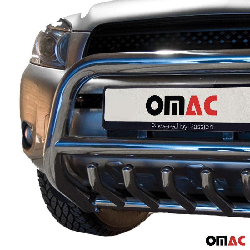 Protezione anteriore per Toyota RAV4 2006-2010 con ABE acciaio argento