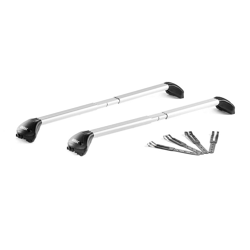 Barre portatutto per Audi A4 Allroad B8 B9 2009-2025 5 porte alluminio argento 2 pezzi ABE