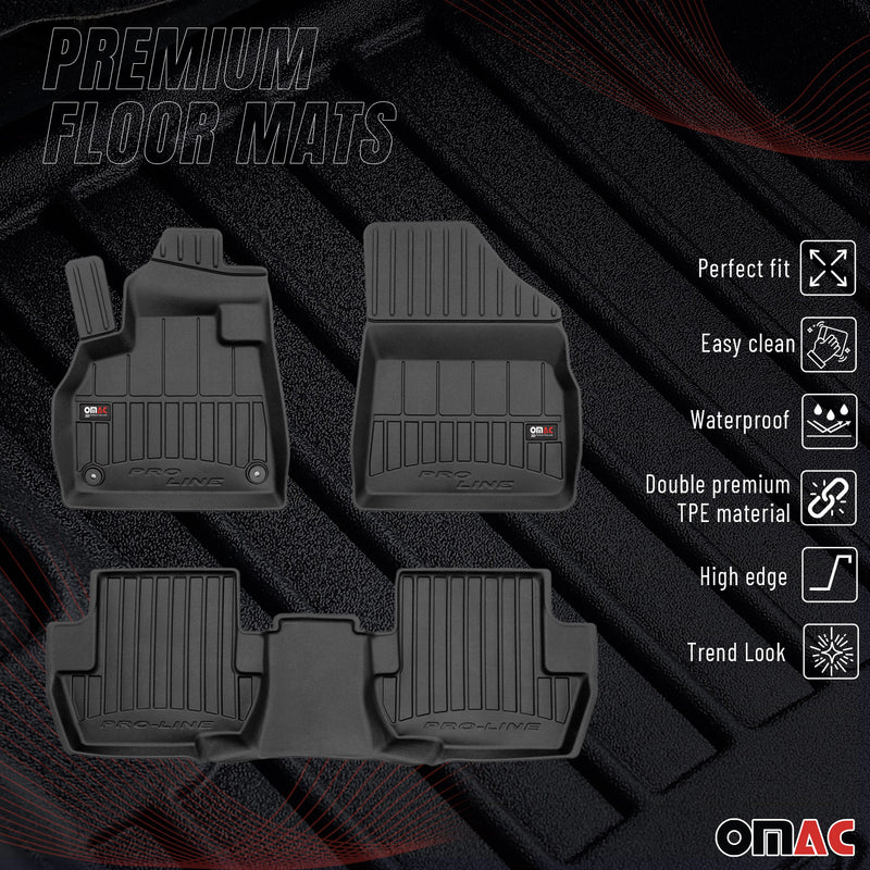 Tappetini DS5 2015-2018 TPE Nero 3 pezzi