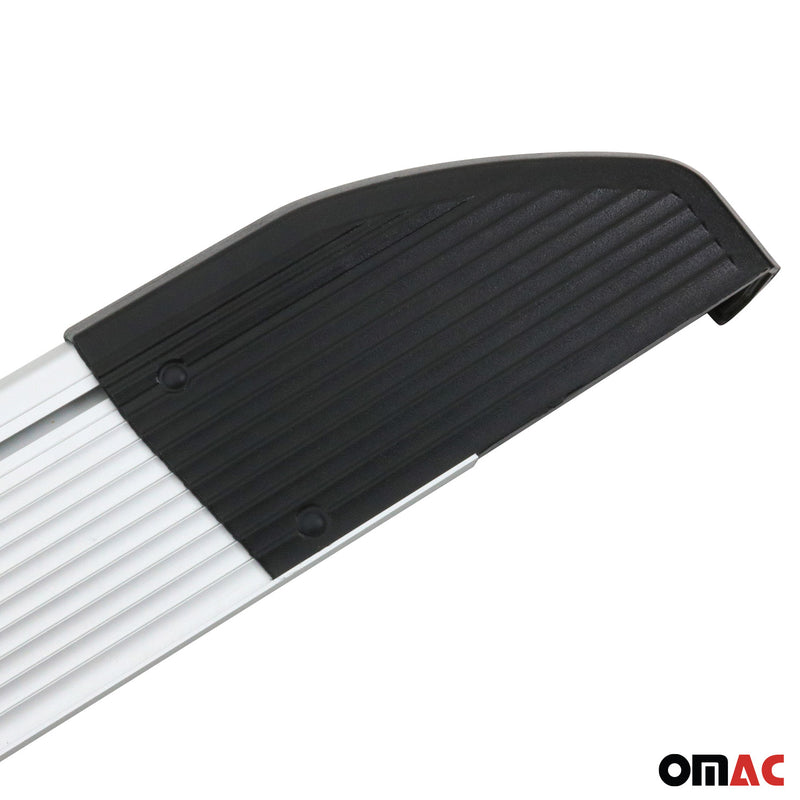 Minigonne laterali in alluminio per VW Transporter T5 2003-2015 argento corto