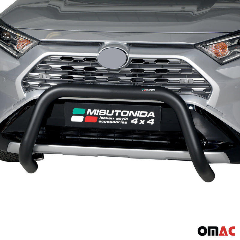 Barra di protezione anteriore per Toyota RAV4 XA50 2019-2025 Ibrida ø76 Nero