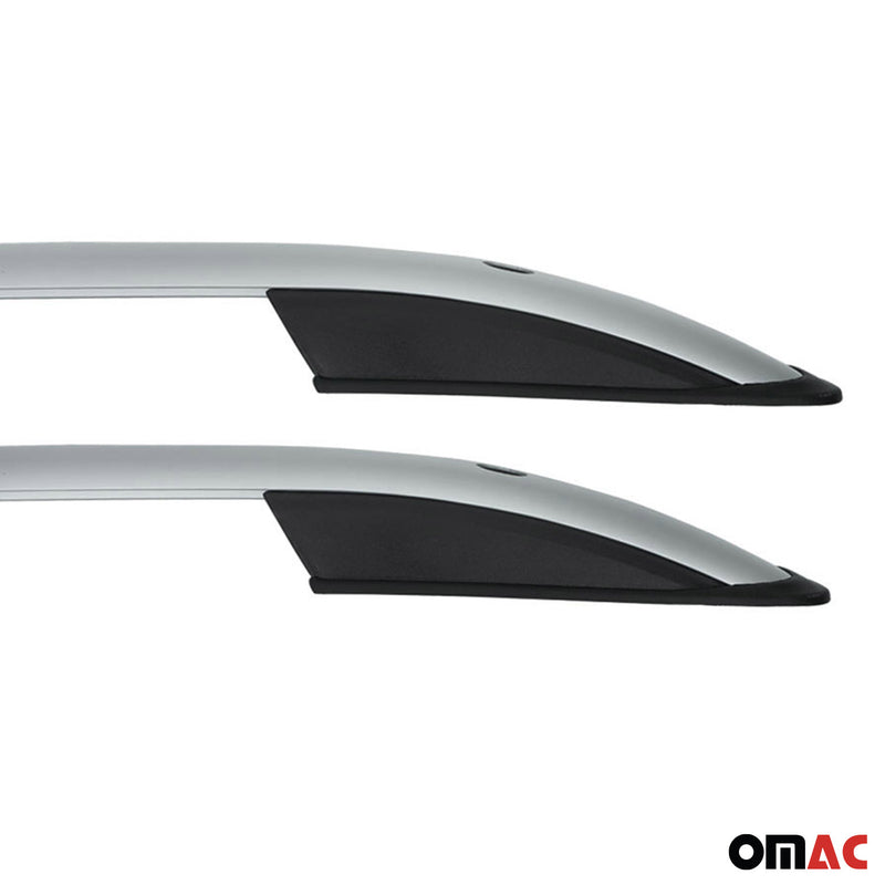 Barre portatutto in alluminio grigio per Peugeot 3008 2016-2019, 2 pezzi