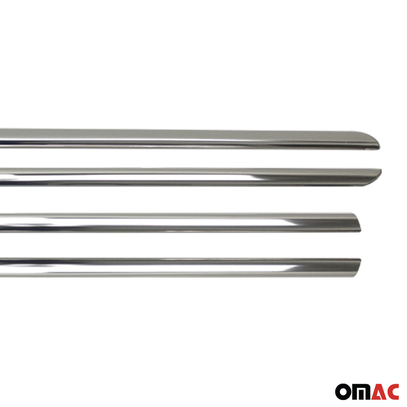 Modanature per finestrini, telaio finestrino per Opel Astra H 2004-2009 in acciaio inox, 4 pezzi