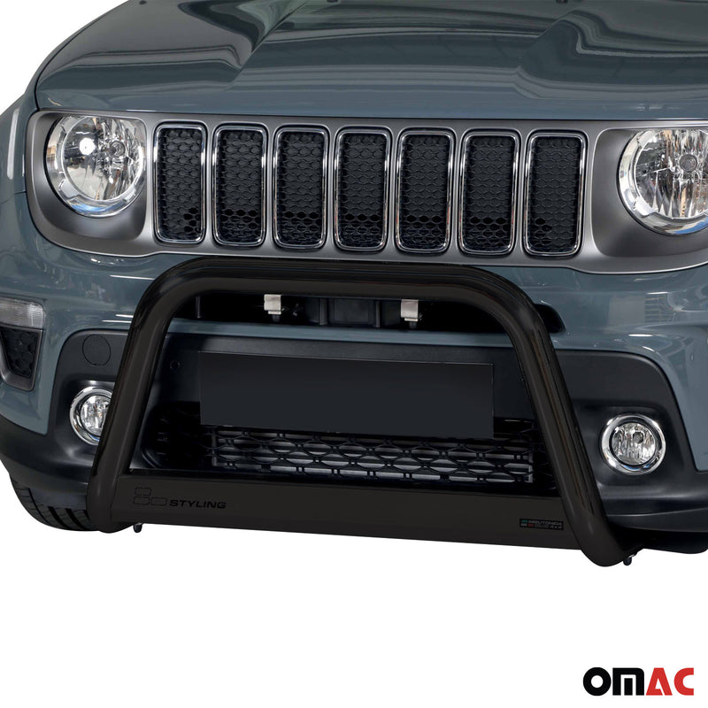 Protezione anteriore per Jeep Renegade 2018-2024 ø63 acciaio nero