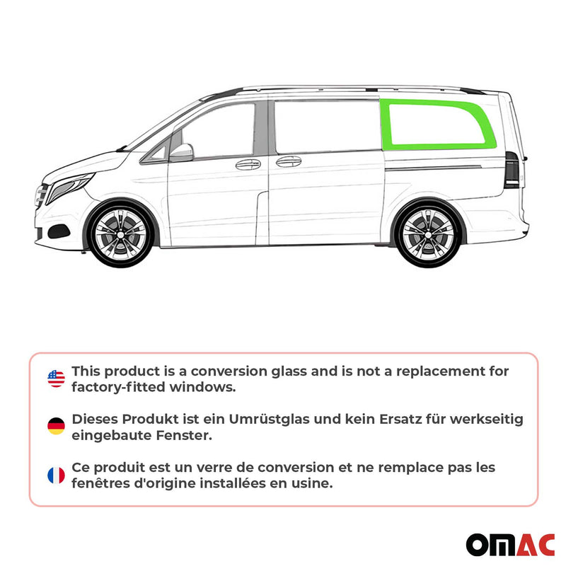 Vetro di sicurezza per finestrino laterale per Mercedes Vito W447 2014-2025 Finestrino sinistro L3