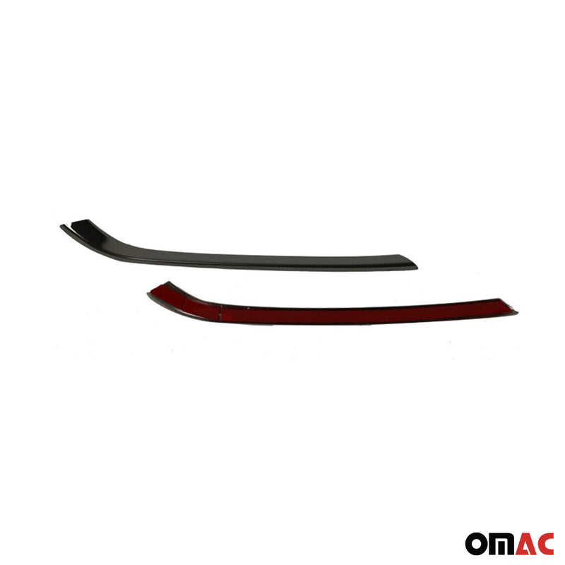 Cornice fendinebbia per Opel Astra K hatchback cromata scura 2x 