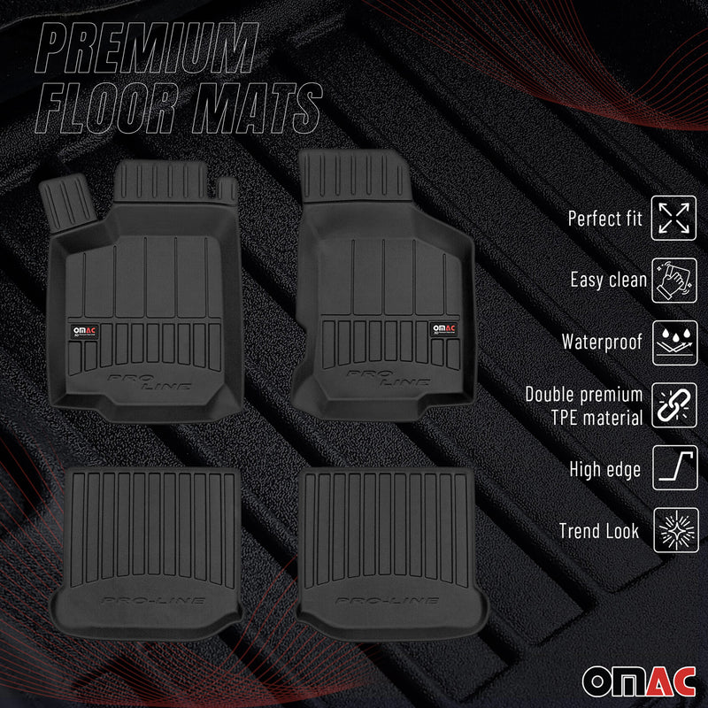 Tappetini Seat Toledo 1999-2004 TPE Nero 4 pezzi