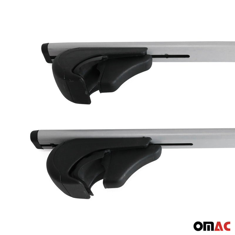 Dachträger Gepäckträger für Isuzu D-Max 2006-2019 Grundträger Metall Silber 2tlg