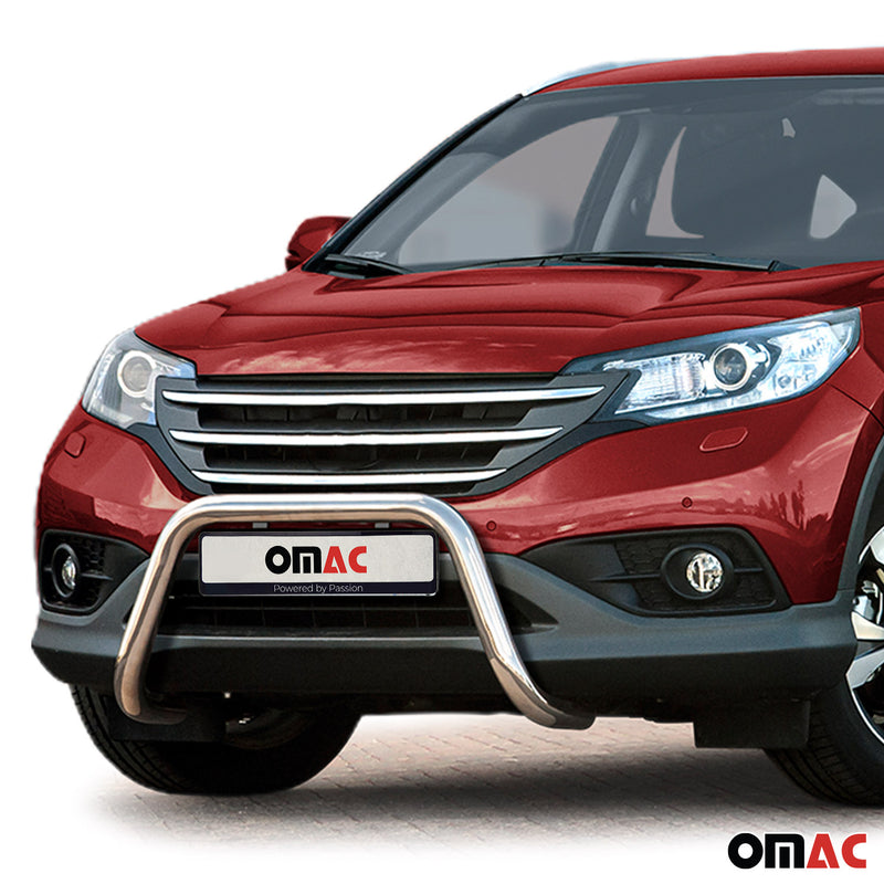 Protezione anteriore per Honda CR-V 2012-2016 con bull bar ABE argento 