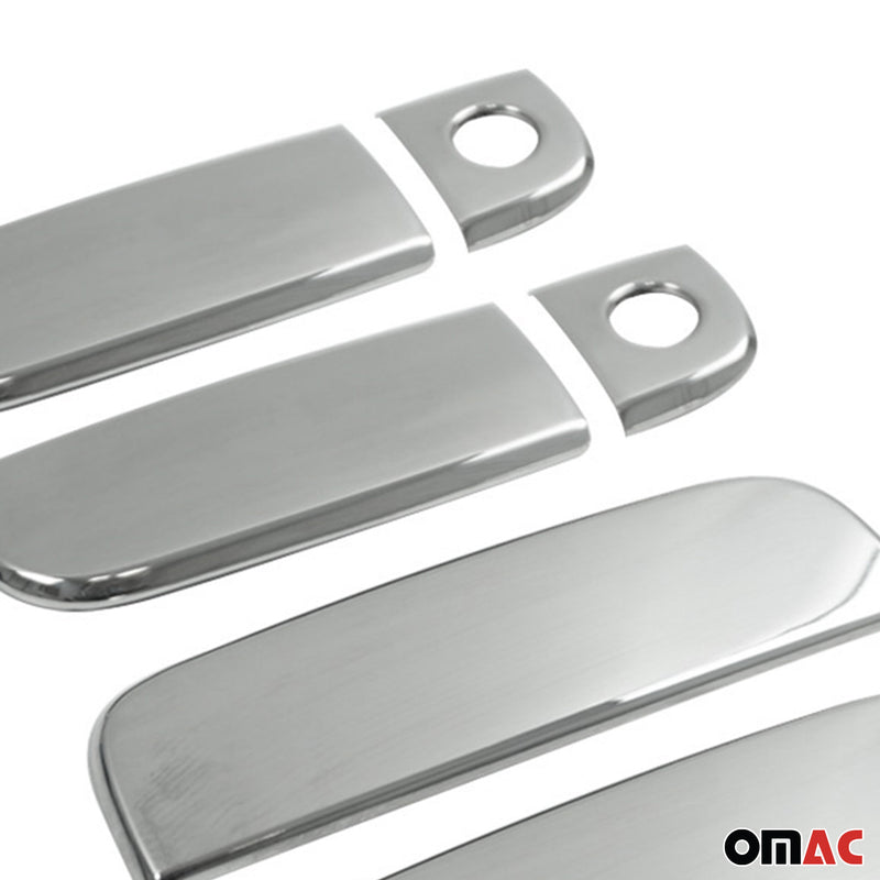 Türgriff Blende Türgriffkappen für Kia Soul 2008-2011 4-Tür Edelstahl Silber 6x
