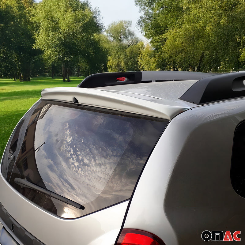 Spoiler posteriore alettone posteriore labbro posteriore per Dacia Duster 2010-2018 ABS Bianco 1 pz