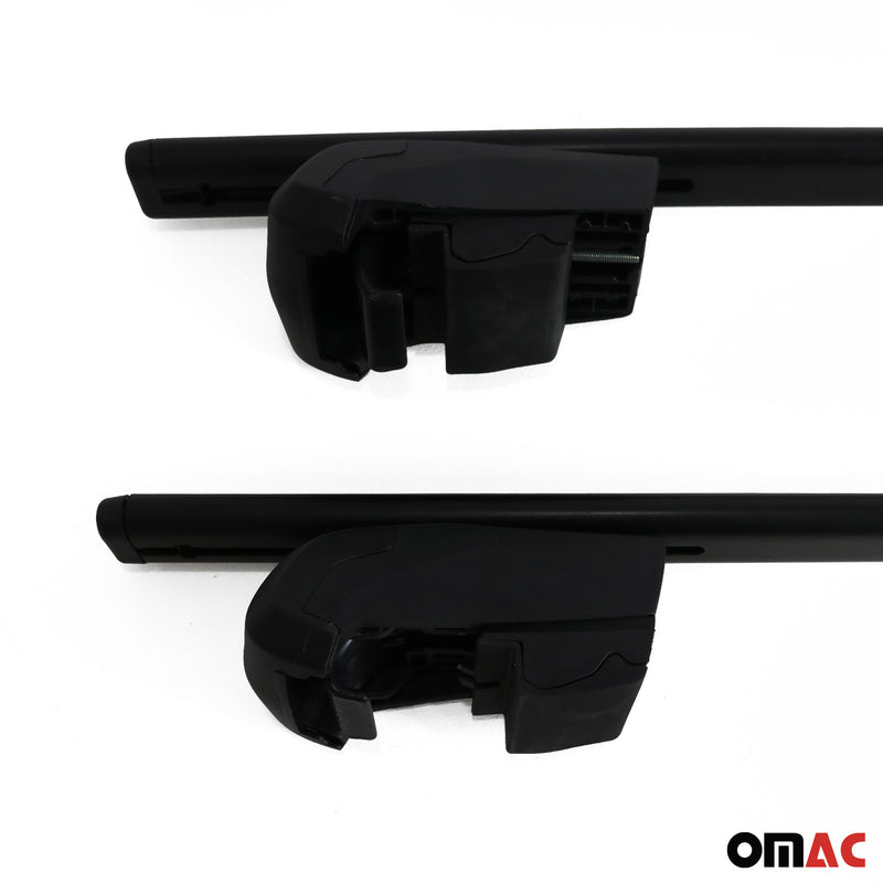 Base portapacchi per Lincoln MKC 2015-2019 ABE Nero 2x