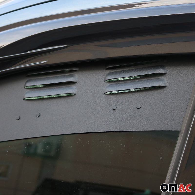Griglia di ventilazione per Ford Tourneo Courier 2014-2024 Alu Nero 2x 