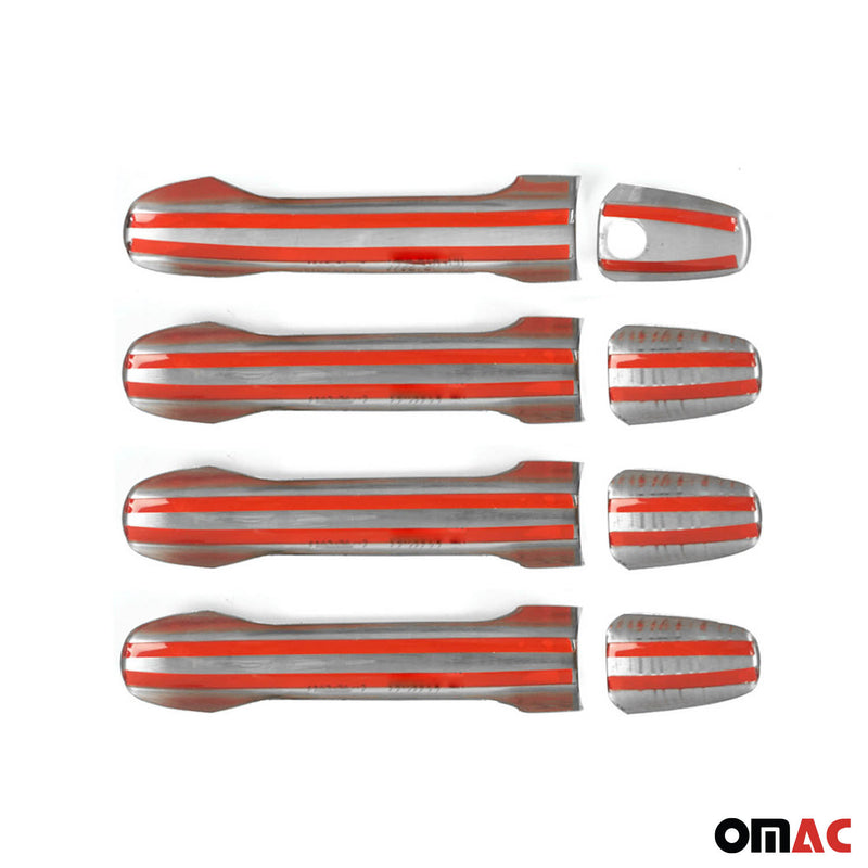 Copertura maniglia porta cromata per Mercedes Sprinter W907 2018-2025 H1 acciaio inox 8x 