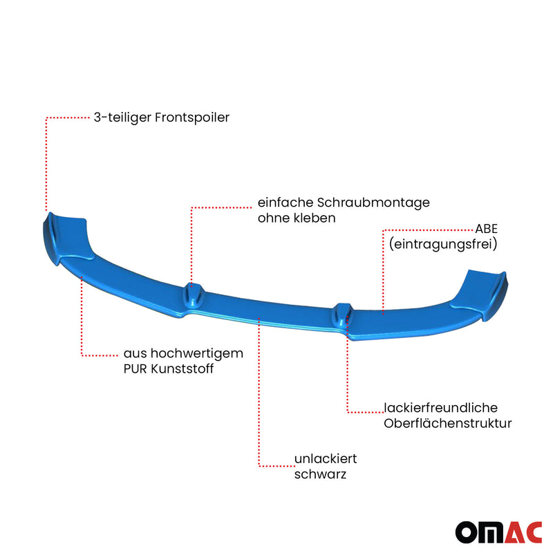 RDX Frontspoiler Vario-X für BMW 6er F06 Gran Coupe M-Technik