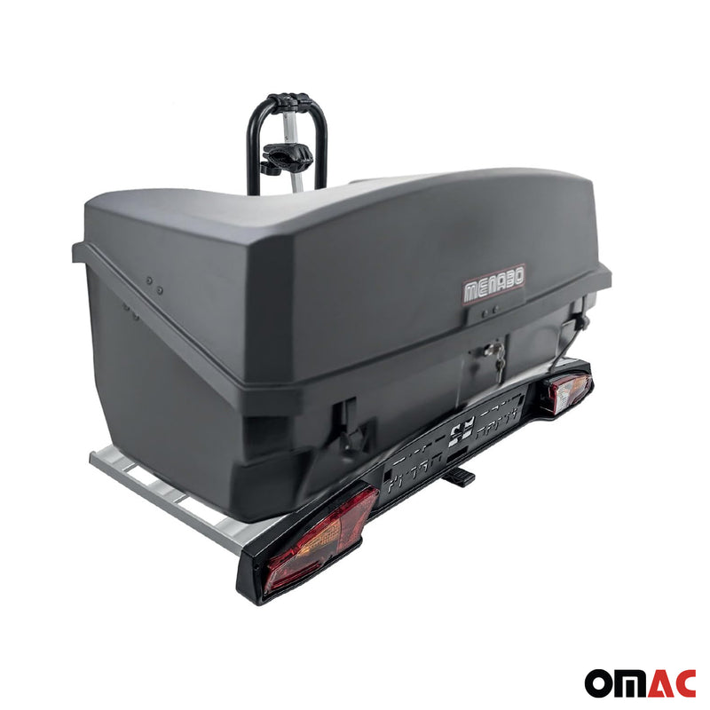 Portabici posteriore Menabo Alcor 3 Mizar Box Set per 3 bici