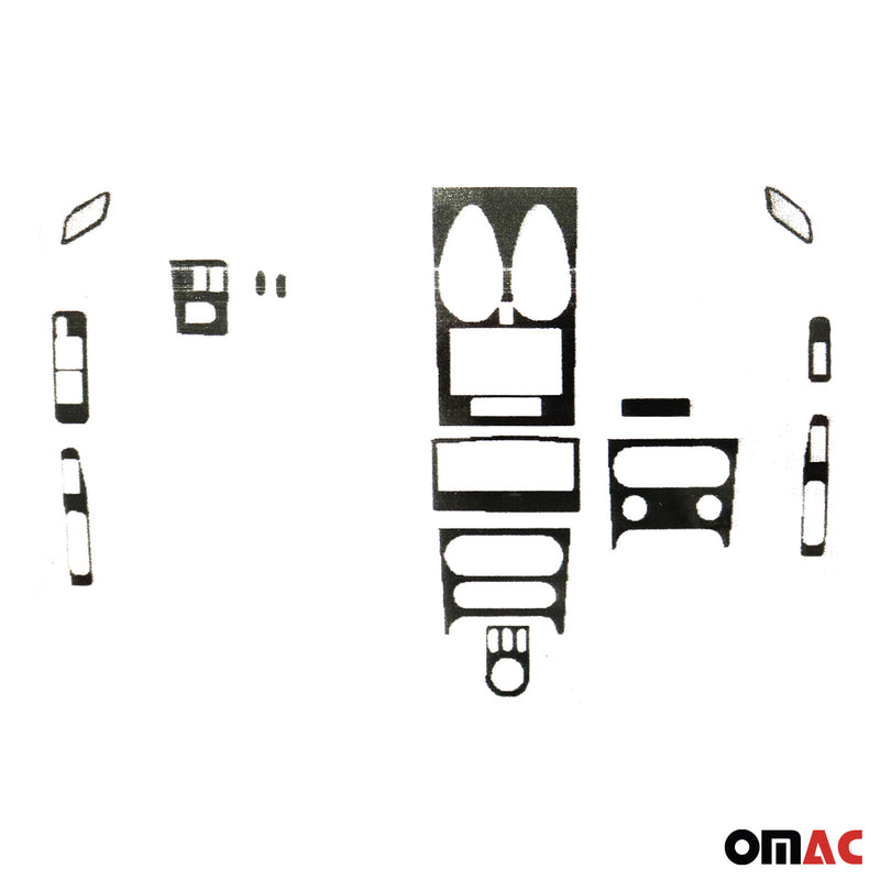 2006-2014 Nissan Qashqai J10/Qashqai +2 NJ10 Innenraum Dekor Cockpit 15x