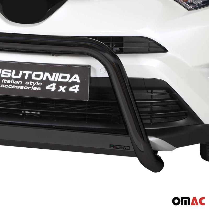 Barra di protezione anteriore per Toyota RAV4 Hybrid One 2016-2018 ø63 Nero 