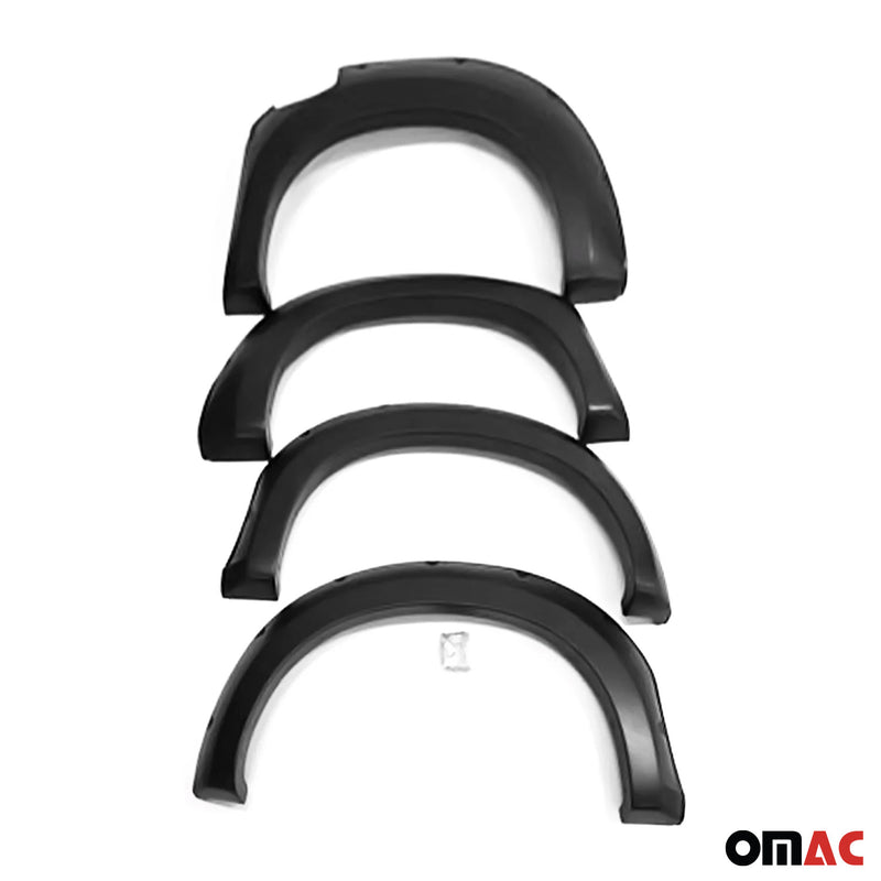 Parafanghi passaruota allargati per Isuzu D-Max 2012-2019 ABS argento 4 pezzi