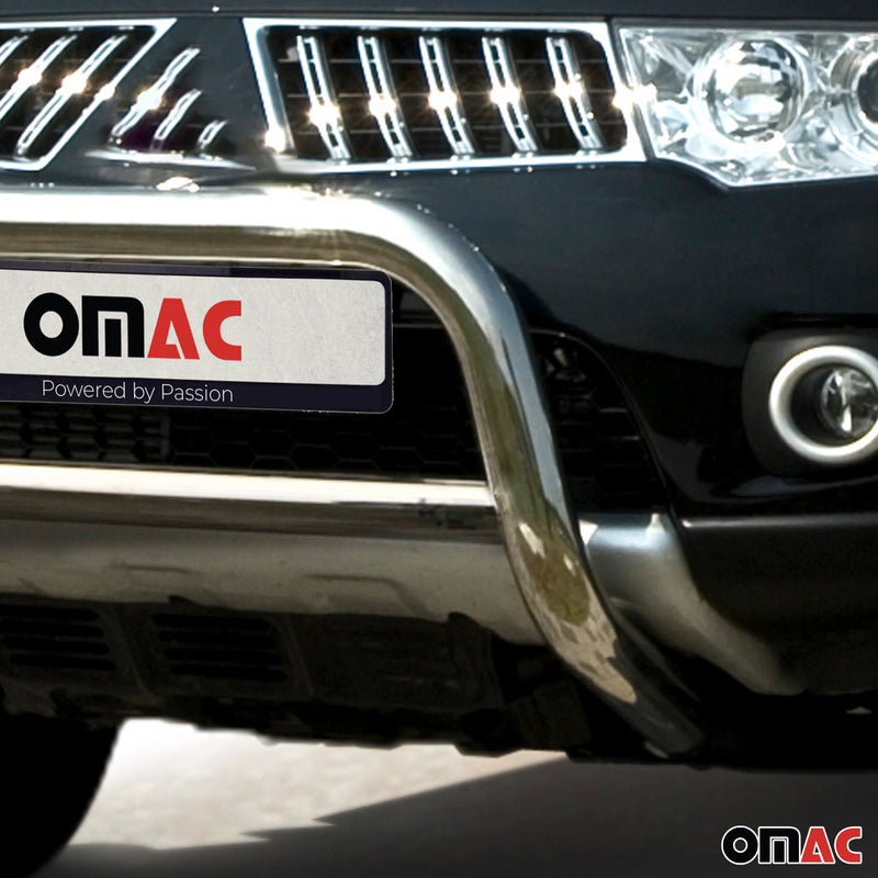 Protezione anteriore per Subaru L200 2009-2015 ABE acciaio argento 