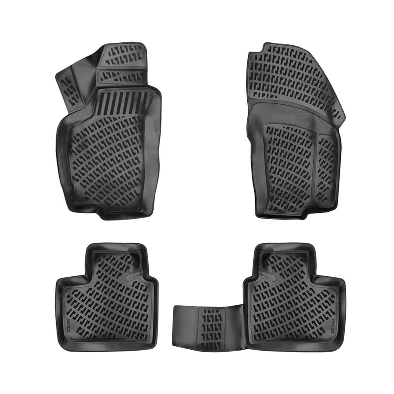 Tappetini tagliabili in TPE per Alfa Romeo 156 Limo Sportwagon 1997-2006, neri, 4 pezzi