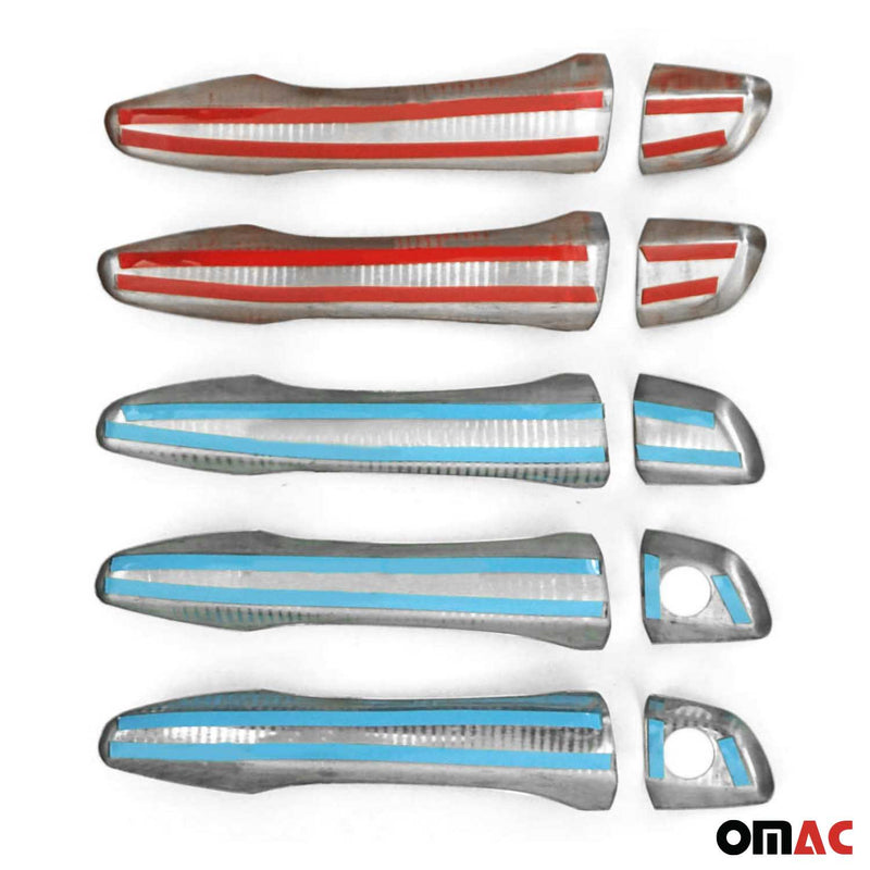 Copri maniglia porta, copri maniglia porta per Citroen Spacetourer 2016-2021 5 porte cromati 10 pezzi 