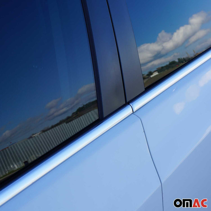 Fensterleisten Zierleisten für Opel Astra J 2010-2015 Schrägheck Edelstahl 8tlg
