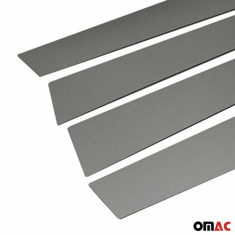 Rivestimento del montante della porta del montante B per Mini Countryman R60 2010-2017 cromato scuro 4x