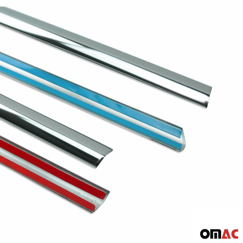 Listelli decorativi per finestrini Ford Mondeo mk3 Limo 2000-2007 in acciaio inox cromato 4 pezzi