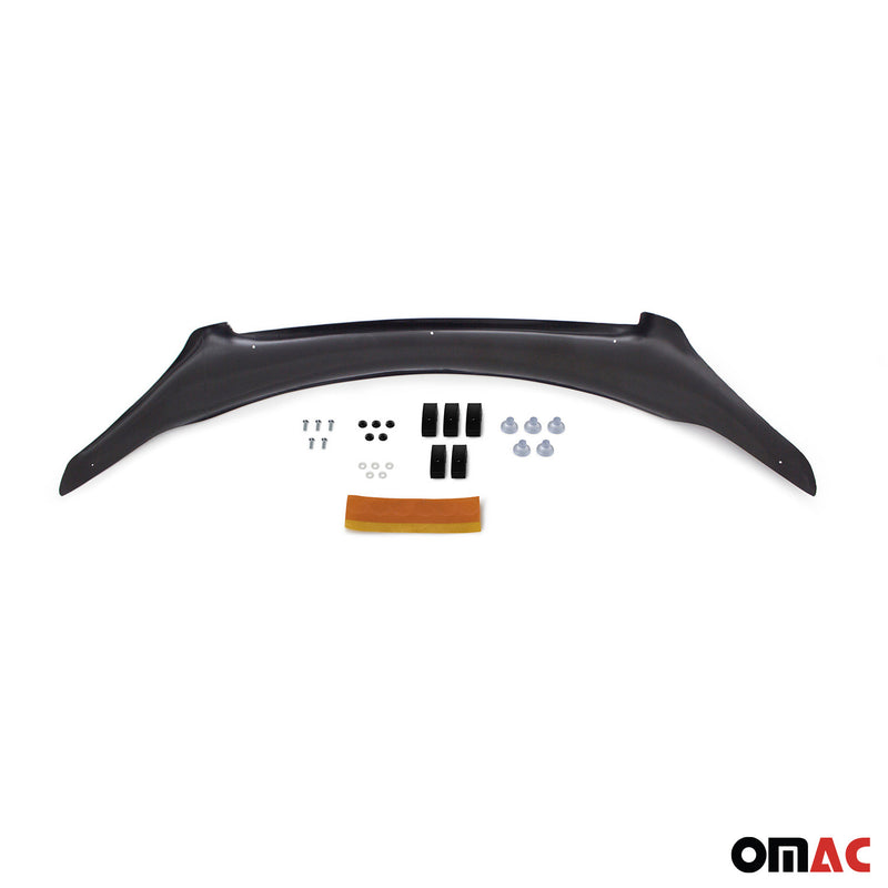 Deflettore cofano anti-insetti per Nissan Qashqai J10 2006-2010 Pre FL Nero