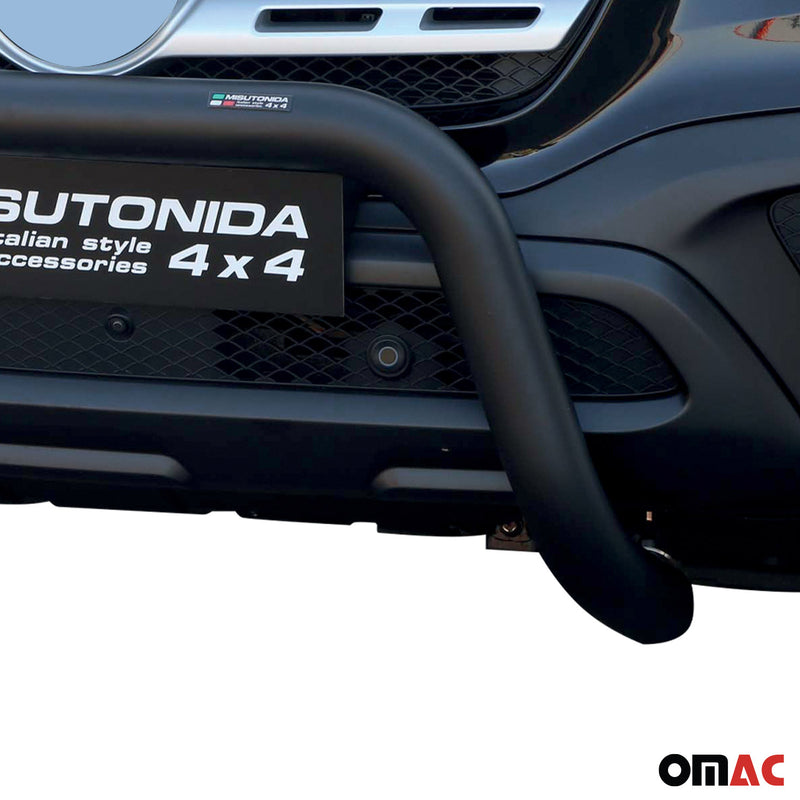 Protezione anteriore per Mercedes Classe X 2017-2020 ø76mm acciaio nero 