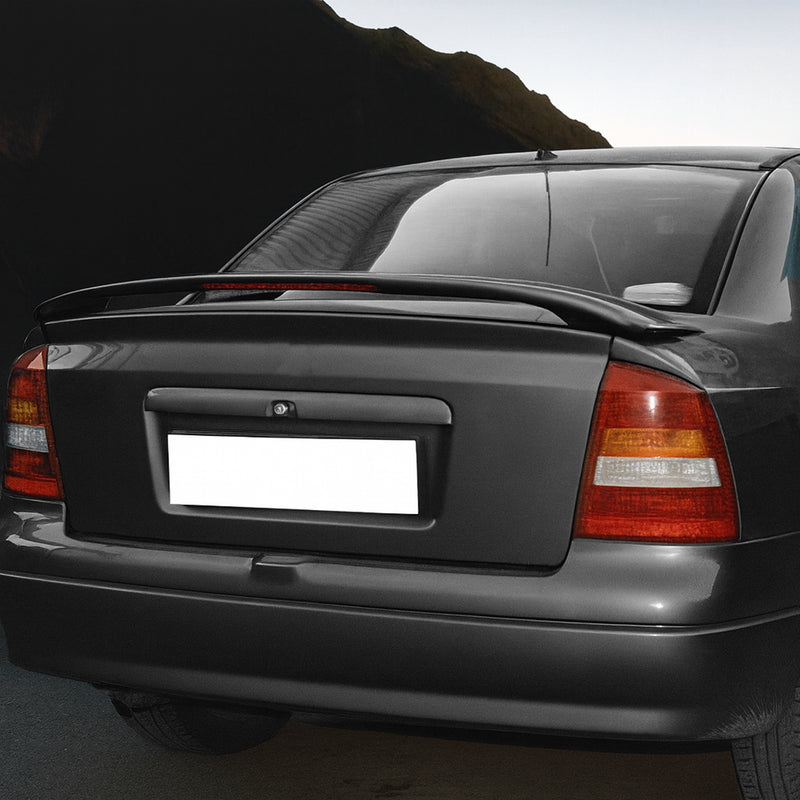Spoiler posteriore alettone posteriore labbro posteriore per Opel Astra G 1998-2009 ABS Nero 1 pz 