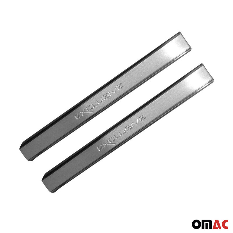 Soglie porte Exclusive per VW Golf mk6 2009-2013 in acciaio inox 2 pezzi 
