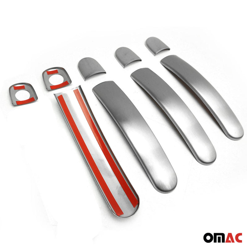 Copertura maniglia porta cromata per Seat Toledo 2012-2019 4 porte spazzolata 9 pezzi