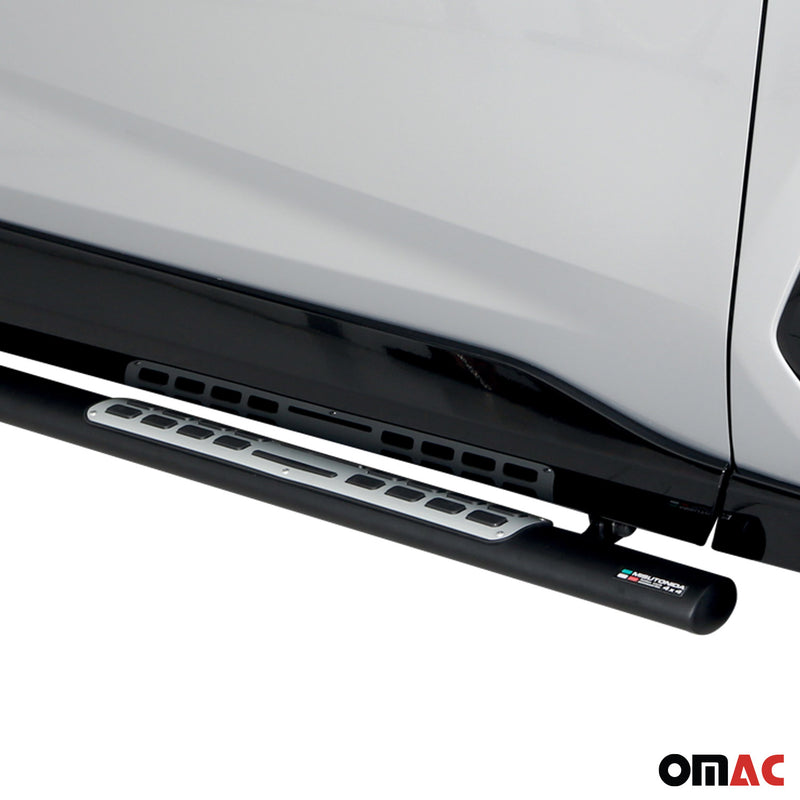 Minigonne laterali in acciaio per Toyota RAV4 Hybrid 2019-2025 Nero