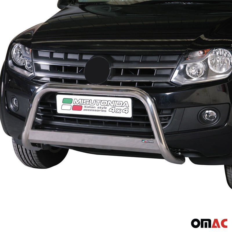 Frontbügel Frontschutzbügel für VW Amarok Highline 2010-2025 ø63mm Stahl Silber