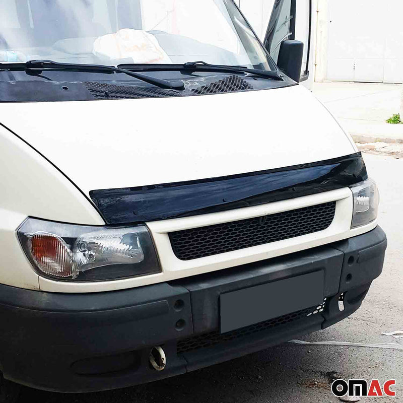 Deflettore cofano protezione insetti e pietre per Ford Transit 2000-06 scuro 