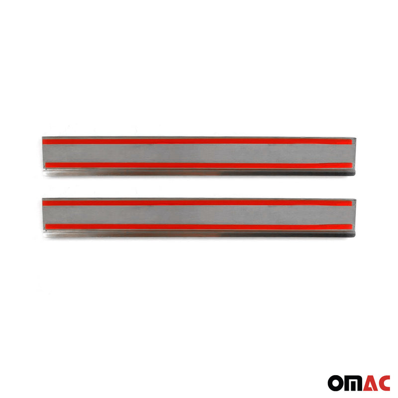 Soglie porte Exclusive per Opel Astra J 2009-2018 acciaio inox 2x 
