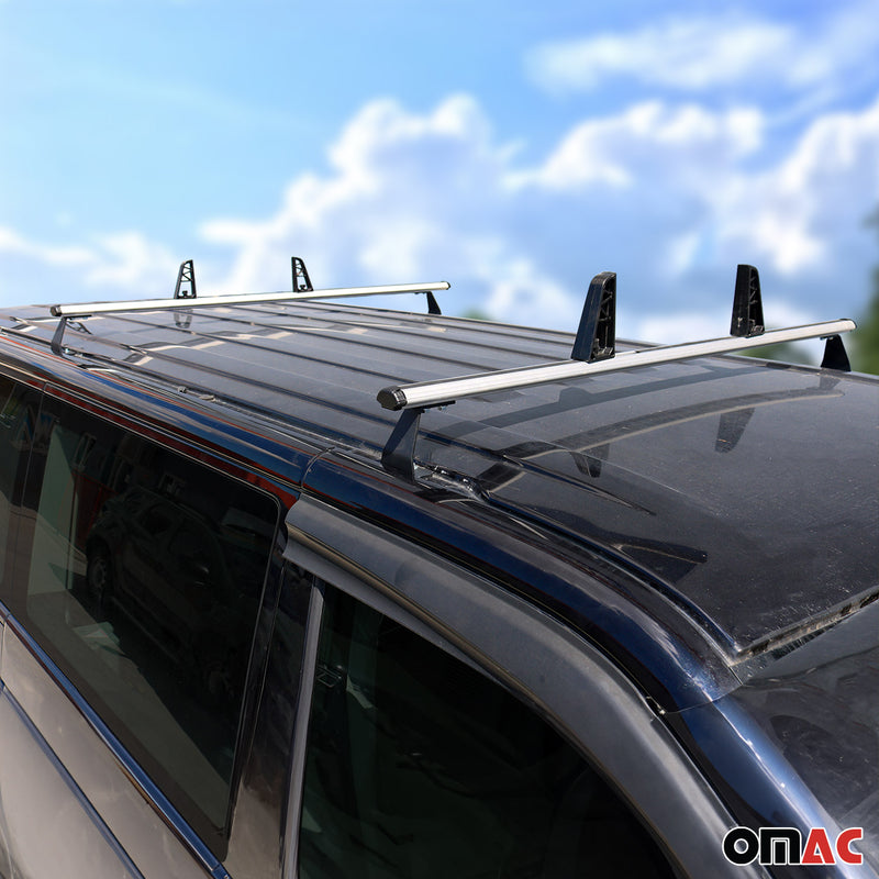 Set di 2 barre portatutto + portascale per Mercedes Vito W639 2003-2014 fermacarico