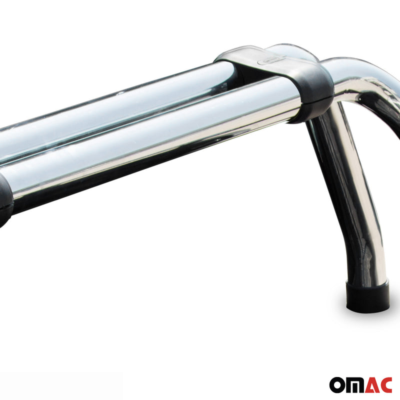 Roll bar per Toyota Hilux 2006-2025 Acciaio colorato Ø76 Argento