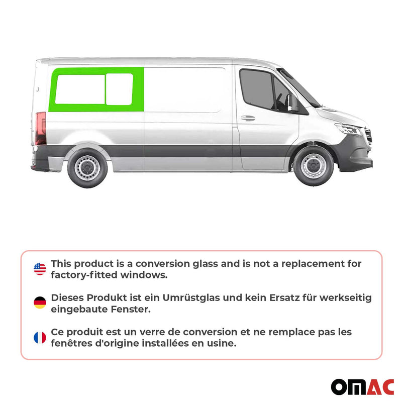 Finestrino laterale scorrevole per Mercedes Sprinter W907 2018-2025 destro lungo