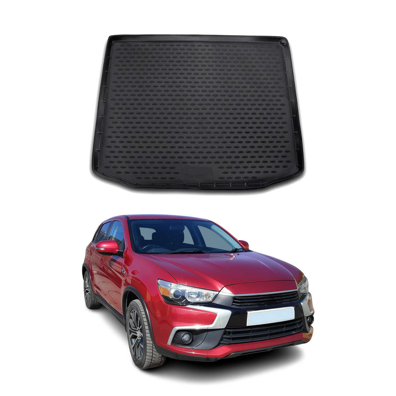 Tappetino per bagagliaio per Mitsubishi ASX 2010-2021 in gomma TPE nero