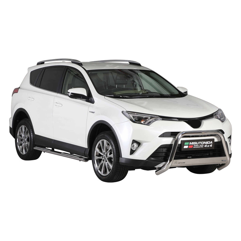 Barra di protezione anteriore per Toyota RAV4 Hybrid One 2016-2018 ø63 grigio acciaio 
