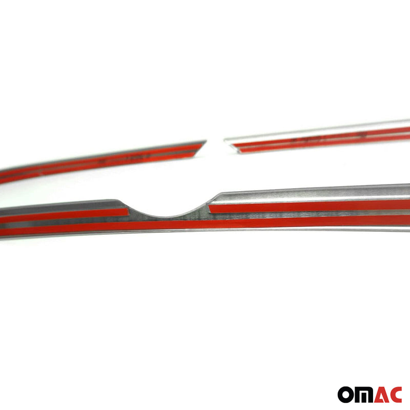 Modanature per fari anteriori e cofano per VW Passat B8 2015-2021 in acciaio inox, 3 pezzi