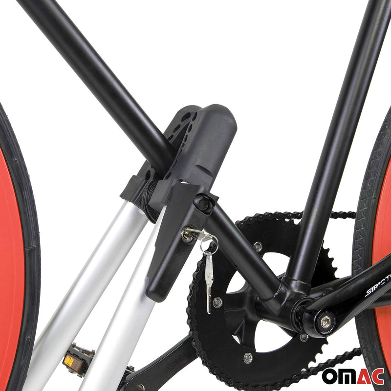 Portabici Menabo Juza per 1 bici fino a 15 kg, portabici da tetto in alluminio