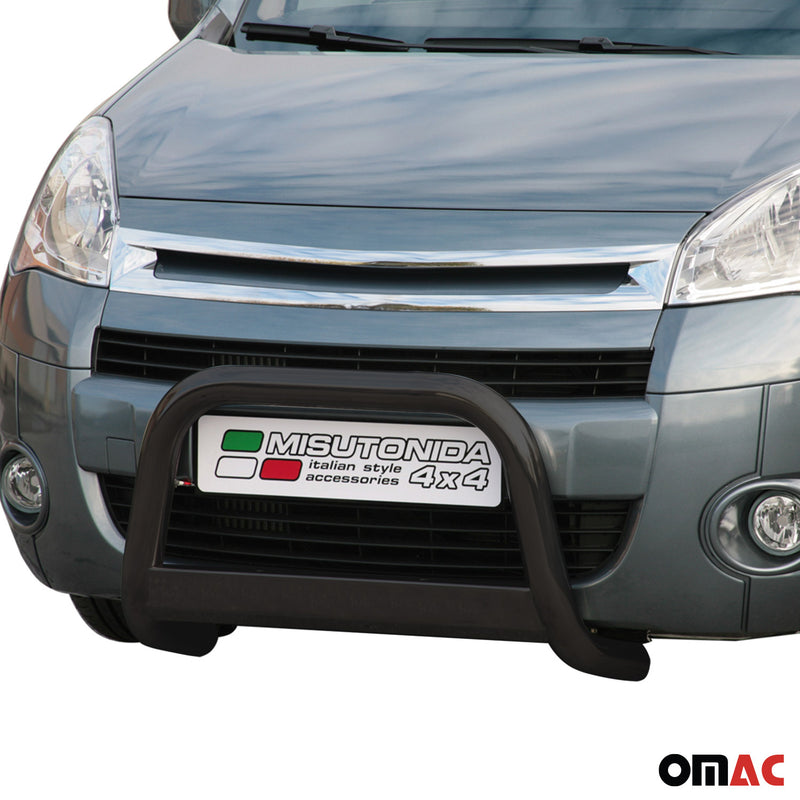 Barra di protezione anteriore per Citroen Berlingo 2008-2014 ø63mm acciaio nero 