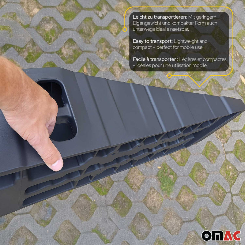 Set di rampe di carico per veicoli con capacità di carico fino a 5 tonnellate, rampe per auto antiscivolo